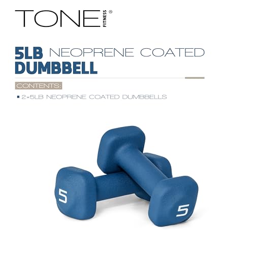 Tone Fitness Neoprene Dumbbell Review: Durable, Comfortable, and Versatile Weights