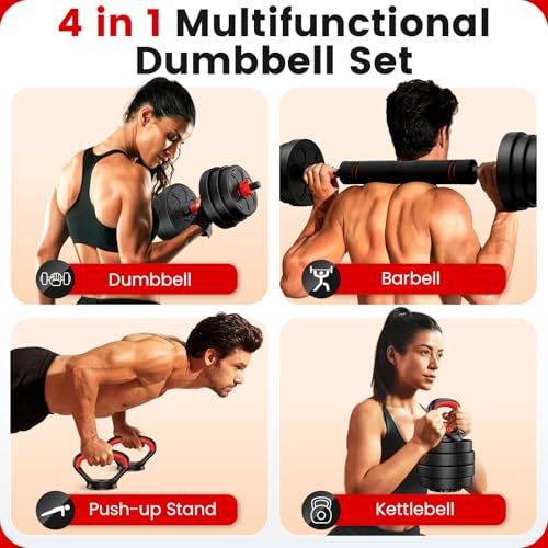 Adjustable Dumbbell Set Review: The Ultimate 4-in-1 Home Gym Solution