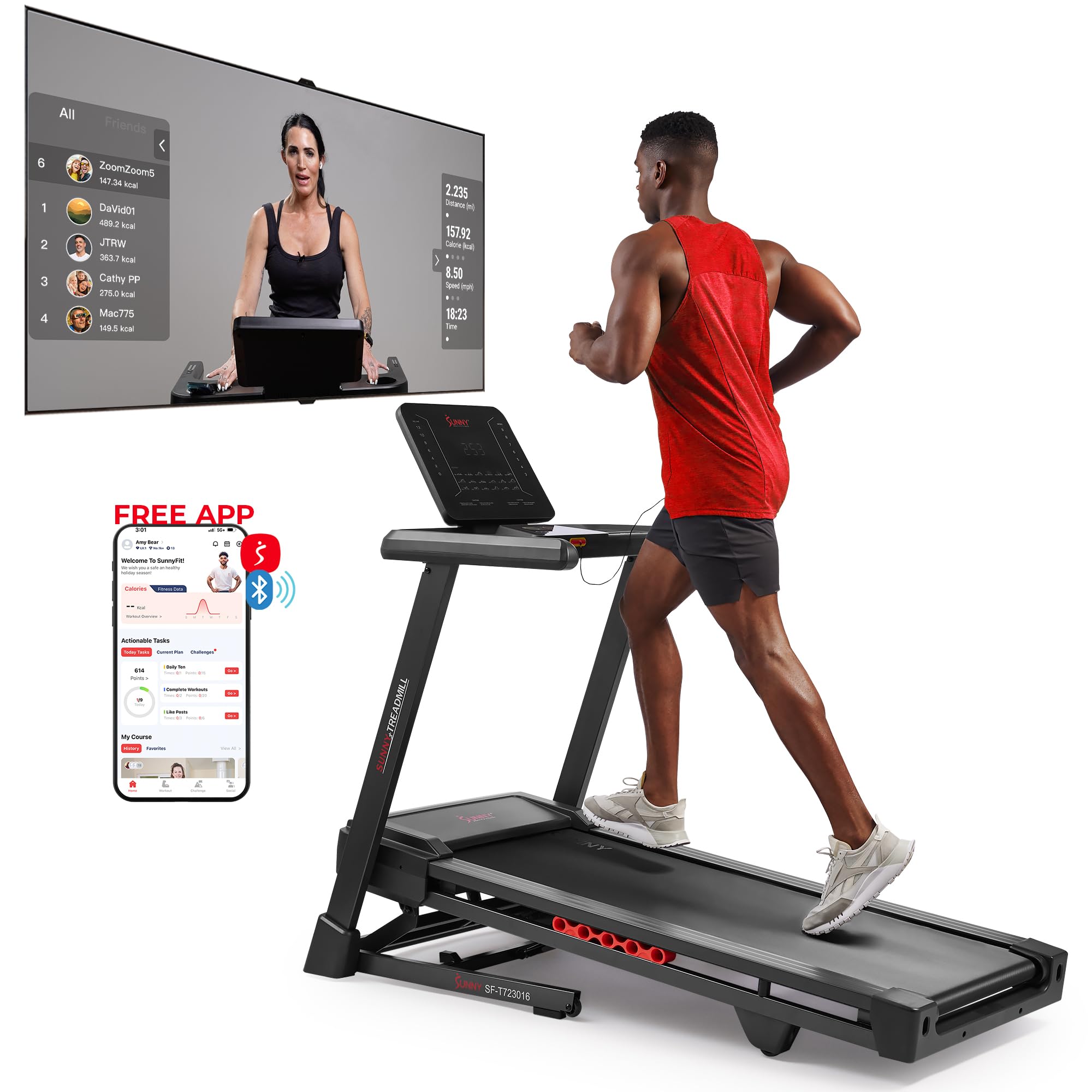 Sunny Health & Fitness Smart Folding Treadmill Review: Compact Powerhouse for Home Workouts