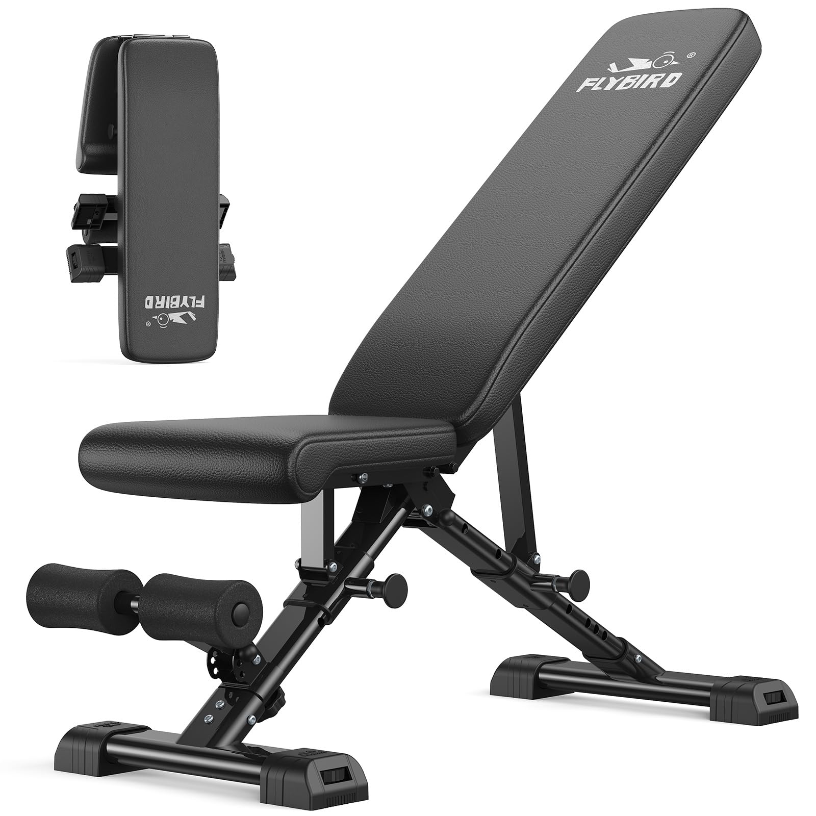 FLYBIRD Adjustable Weight Bench Foldable Review: Comfort Meets Versatility
