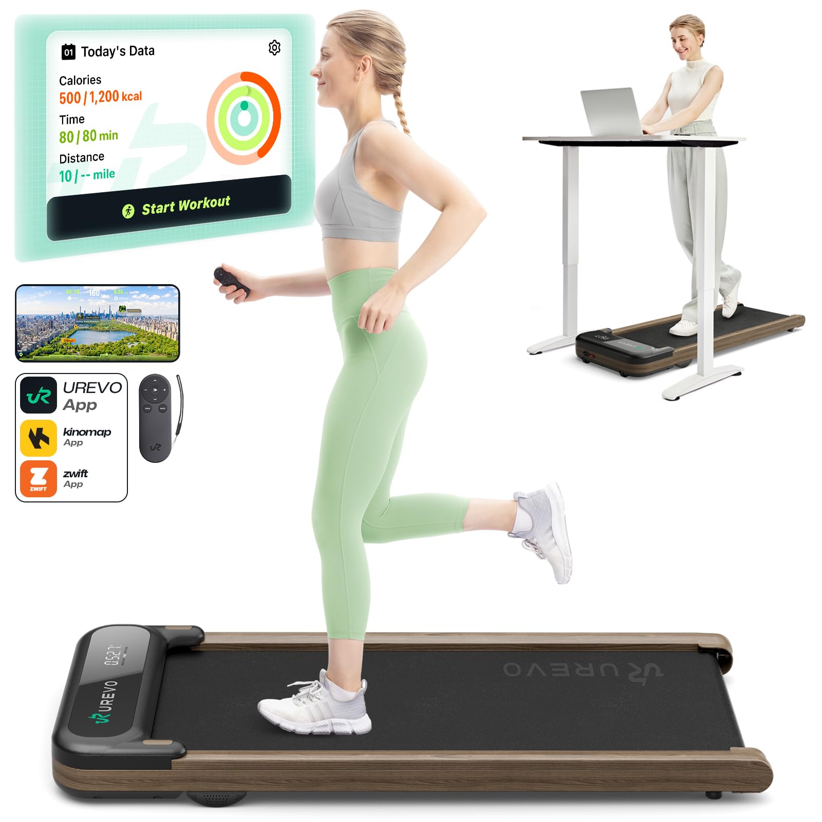 UREVO Spacewalk E4W Smart Walking Pad Review: Compact Fitness at Home