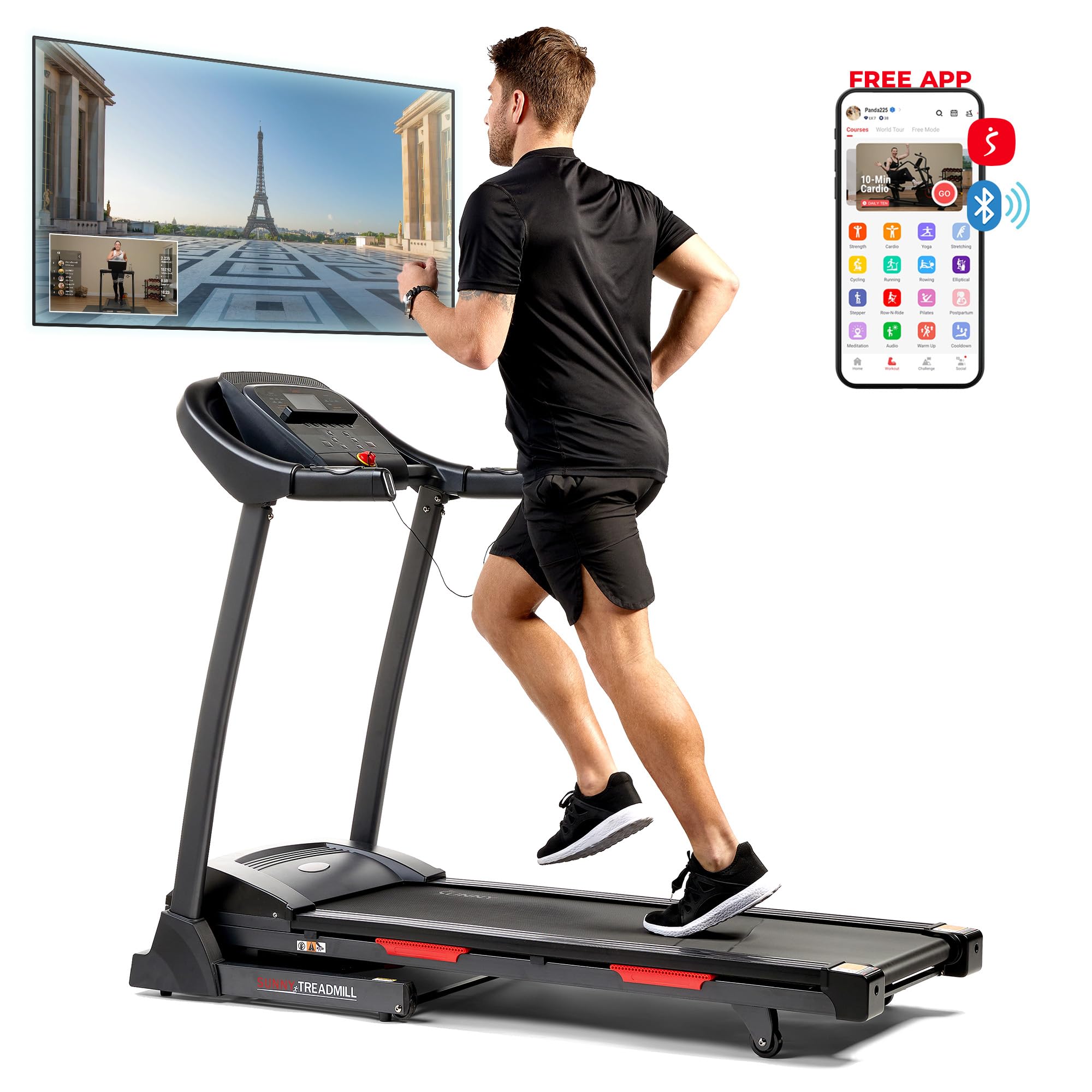 Sunny Health & Fitness Smart Folding Treadmill Review: Compact Powerhouse for Home Workouts