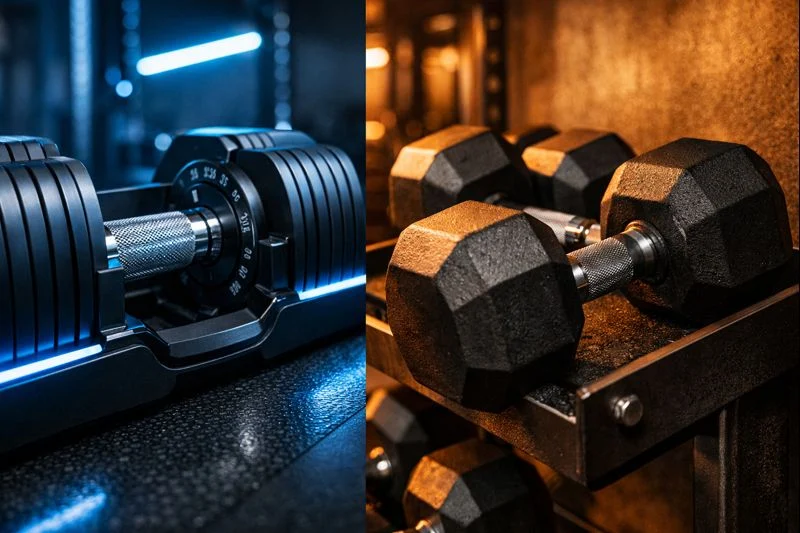 dumbbells for home gym setup