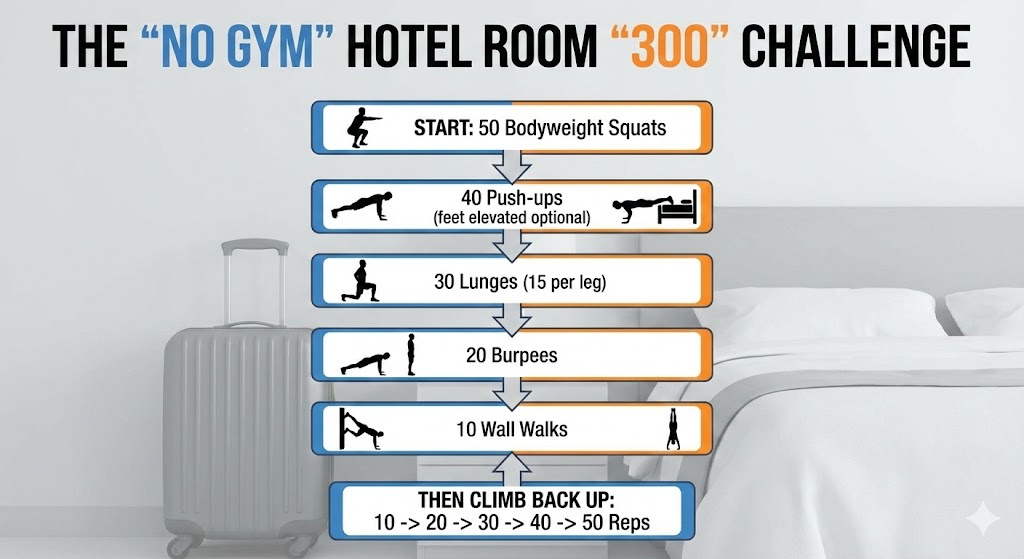 how to workout while traveling