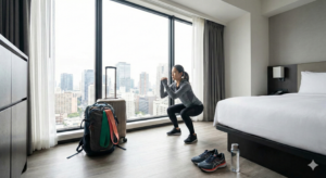 how to workout while traveling