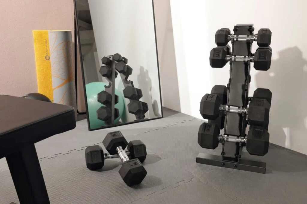 best flooring for dumbbells in home gym