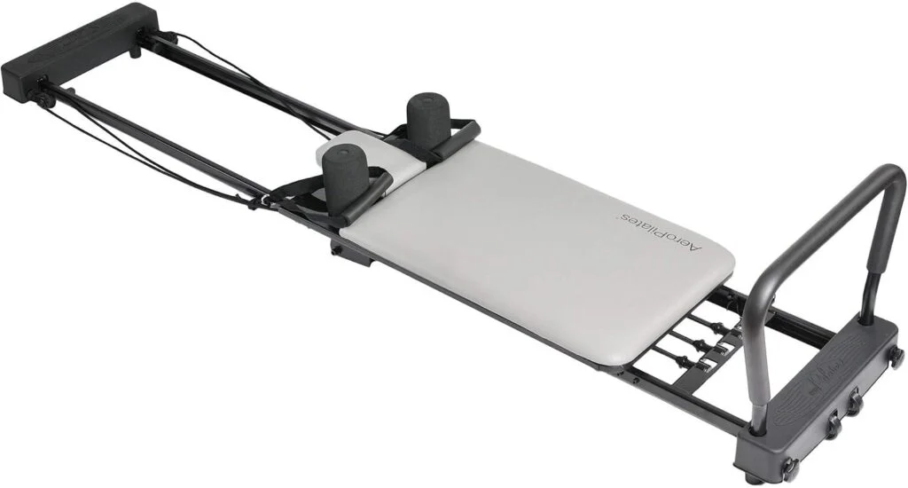 AeroPilates 287 Pilates reformer machine — foldable home reformer with cord resistance