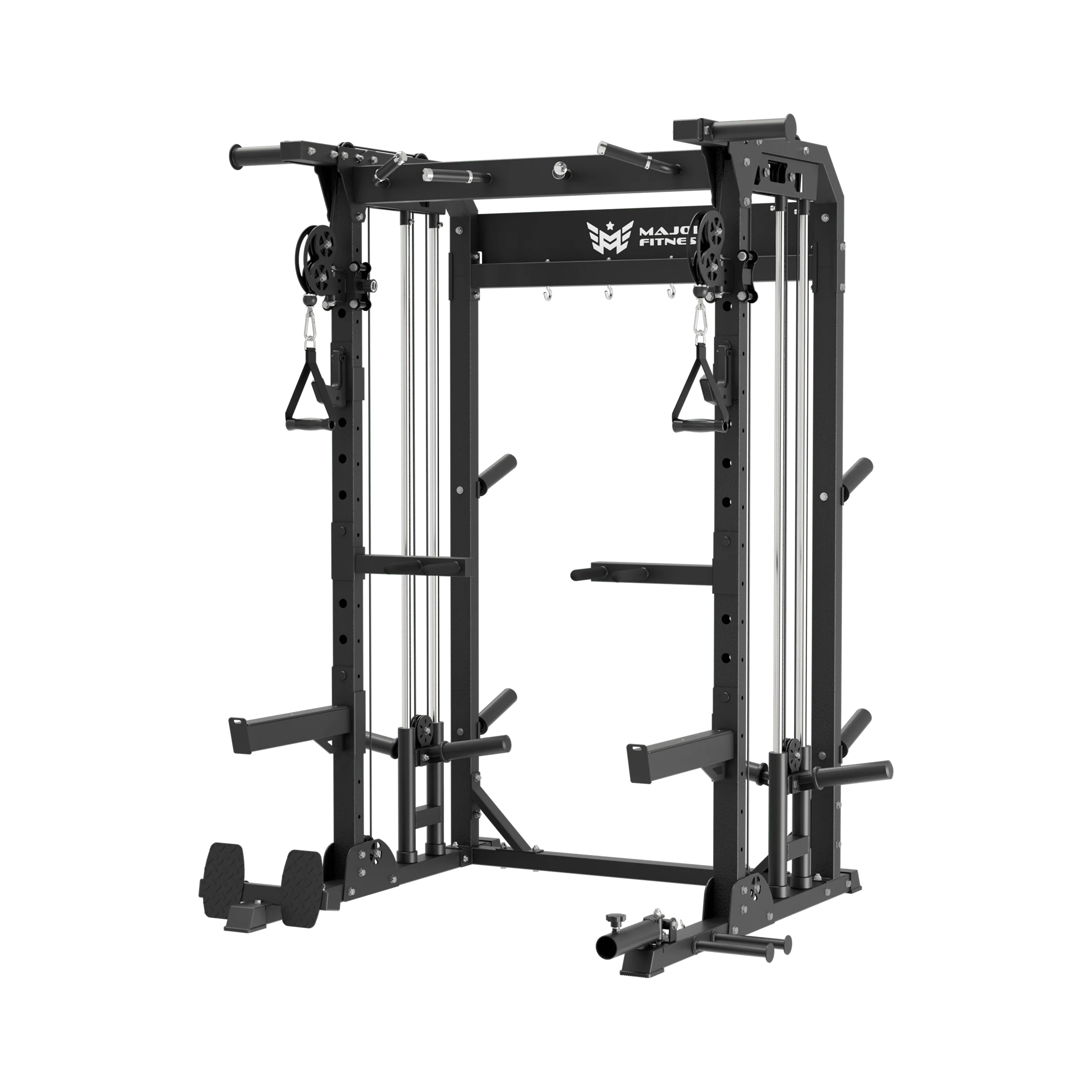 MAJOR FITNESS F22 all-in-one power rack with dual pulley system